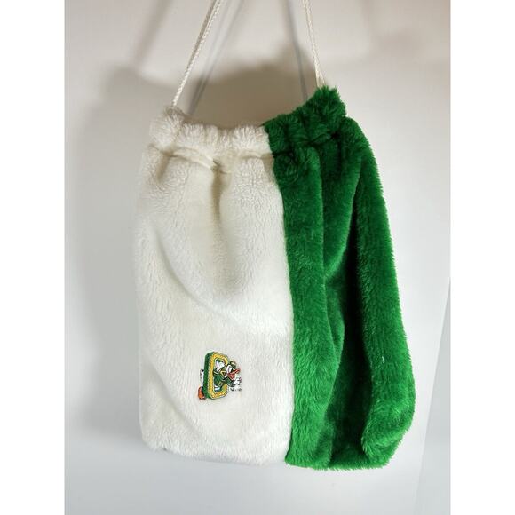 VTG NCAA Oregon Ducks Disney Fluffy Fleece Shoe Bag Tote Drawstring Anti… - Picture 3 of 6